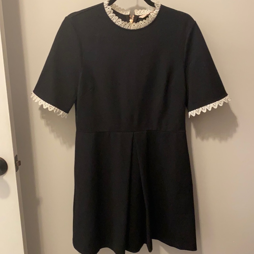 TED BAKER London Black and White Dress size 4